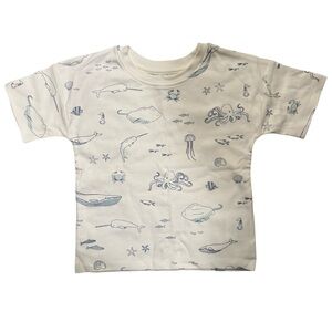 NEW Pehr Organic T-shirt Life Aquatic 4T Boys Toddler